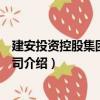 建安投資控股集團有限公司（關于建安投資控股集團有限公司介紹）