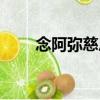 念阿彌慈恩（關于念阿彌慈恩介紹）