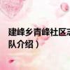 建峰鄉青峰社區志愿服務隊（關于建峰鄉青峰社區志愿服務隊介紹）
