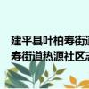建平縣葉柏壽街道熱源社區志愿服務小隊（關于建平縣葉柏壽街道熱源社區志愿服務小隊介紹）