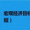 宏觀經濟目標體系（關于宏觀經濟目標體系介紹）