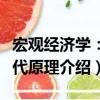 宏觀經濟學：現代原理（關于宏觀經濟學：現代原理介紹）
