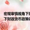 宏觀審慎視角下財政貨幣政策體制選擇（關于宏觀審慎視角下財政貨幣政策體制選擇介紹）