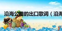 沿海公路的出口歌詞(沿海公路的出口歌詞賞析)