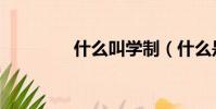 什么叫學制(什么是學制)