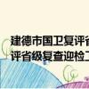 建德市國衛復評省級復查迎檢工作會議（關于建德市國衛復評省級復查迎檢工作會議介紹）