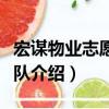 宏謀物業志愿服務隊（關于宏謀物業志愿服務隊介紹）