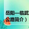 岳陽—臨武高速公路（關于岳陽—臨武高速公路簡介）