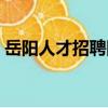 岳陽人才招聘網（關于岳陽人才招聘網簡介）