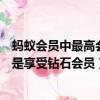 螞蟻會員中最高會員等級是什么（螞蟻會員中最高會員等級是享受鉆石會員）