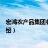 宏鴻農產品集團有限公司（關于宏鴻農產品集團有限公司介紹）