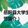 岳陽縣大學生藝術節（關于岳陽縣大學生藝術節簡介）