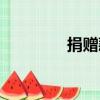 捐贈款（關于捐贈款簡介）