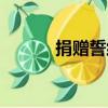 捐贈誓約（關于捐贈誓約簡介）