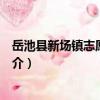 岳池縣新場鎮志愿服務隊（關于岳池縣新場鎮志愿服務隊簡介）