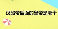 漢昭帝后面的皇帝是哪個(漢昭帝介紹)