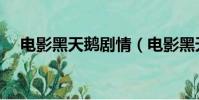 電影黑天鵝劇情(電影黑天鵝劇情介紹)