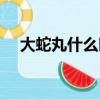 大蛇丸什么時候死的（大蛇丸第幾集死）