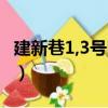 建新巷1,3號田宅（關于建新巷1,3號田宅介紹）