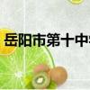 岳陽市第十中學（關于岳陽市第十中學簡介）