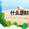 什么是封建社會（封建社會的含義）