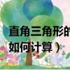 直角三角形的斜邊怎么算（直角三角形的斜邊如何計算）