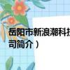 岳陽市新浪潮科技有限公司（關于岳陽市新浪潮科技有限公司簡介）
