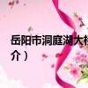岳陽市洞庭湖大橋管理局（關于岳陽市洞庭湖大橋管理局簡介）