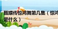 甄嬛傳驚鴻舞第幾集(驚鴻舞那集的劇情簡介是什么)
