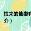撿來的仙妻有點甜（關于撿來的仙妻有點甜簡介）