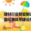 建材行業智能制造標準體系建設指南（關于建材行業智能制造標準體系建設指南介紹）