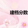 建檔分數線（關于建檔分數線介紹）