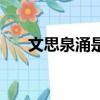 文思泉涌是什么意思（文思泉涌含義）