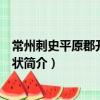 常州刺史平原郡開國公行狀（關于常州刺史平原郡開國公行狀簡介）