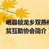 岷縣鎖龍鄉雙燕村扶貧互助協會（關于岷縣鎖龍鄉雙燕村扶貧互助協會簡介）