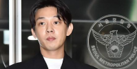 劉亞仁16日到警局接受吸毒調查