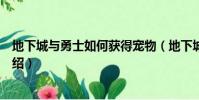 地下城與勇士如何獲得寵物(地下城與勇士獲得寵物方法介紹)
