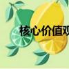 核心價值觀的作用（這個知識點必考）