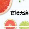 官場無痛癥（關于官場無痛癥介紹）