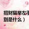 招財貓舉左手表示（招財貓舉左手和右手的區別是什么）