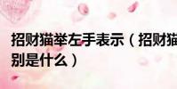 招財貓舉左手表示(招財貓舉左手和右手的區別是什么)