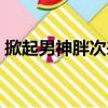 掀起男神胖次來（關于掀起男神胖次來簡介）