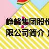 崢峰集團股份有限公司（關于崢峰集團股份有限公司簡介）