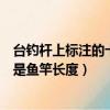 臺釣桿上標注的十八尺是什么意思（臺釣桿上標注的十八尺是魚竿長度）