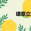 建章立制（關于建章立制介紹）