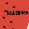 峨山路386弄（關于峨山路386弄簡介）