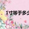 1寸等于多少cm厘米（一起來了解一下）
