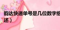 韻達快遞單號是幾位數字組成的(韻達快遞簡述)
