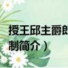 授王邱主爵郎中等制（關于授王邱主爵郎中等制簡介）