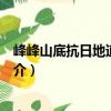 峰峰山底抗日地道戰遺址（關于峰峰山底抗日地道戰遺址簡介）